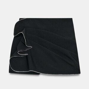 ZARA SPARKLY DRAPED SKORT